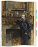 Gentleman in an interior at 5 Fig Tree Court, 1890 by Sydney Prior Hall