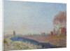 The Plain of Colombes, White Frost, 1873 by Claude Monet