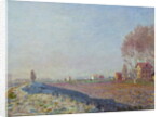 The Plain of Colombes, White Frost, 1873 by Claude Monet