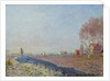 The Plain of Colombes, White Frost, 1873 by Claude Monet