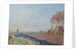 The Plain of Colombes, White Frost, 1873 by Claude Monet