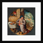 Flemish Proverb: Gluttony by Pieter the Younger Brueghel