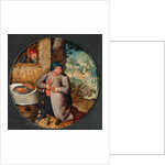 Flemish Proverb: Gluttony by Pieter the Younger Brueghel