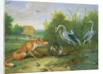 The Heron and the Fox, 1661 by Jan van the Elder Kessel