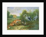 The Heron and the Fox, 1661 by Jan van the Elder Kessel