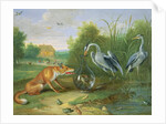 The Heron and the Fox, 1661 by Jan van the Elder Kessel