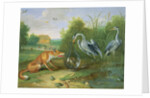 The Heron and the Fox, 1661 by Jan van the Elder Kessel