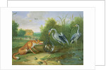 The Heron and the Fox, 1661 by Jan van the Elder Kessel