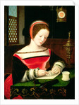 St. Mary Magdalene Writing by Master of the Female Half Lengths