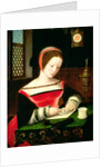 St. Mary Magdalene Writing by Master of the Female Half Lengths