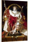 Napoleon I on the Imperial Throne, 1806 by Jean Auguste Dominique Ingres