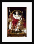 Napoleon I on the Imperial Throne, 1806 by Jean Auguste Dominique Ingres