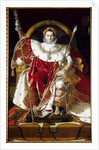 Napoleon I on the Imperial Throne, 1806 by Jean Auguste Dominique Ingres