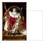 Napoleon I on the Imperial Throne, 1806 by Jean Auguste Dominique Ingres