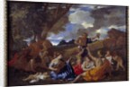 Bacchanale to the guitar player or the great Bacchanale, 17th century by Nicolas Poussin
