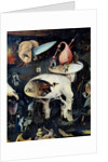The Hell Detail of the right part of the tryptic of 'The Garden of Terrestrial Delices' by Hieronymus Bosch