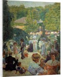 The Parc Montsouris from the kiosk has music in 1900 by Ludovic Vallee