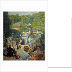 The Parc Montsouris from the kiosk has music in 1900 by Ludovic Vallee