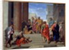 Saint Peter and Saint John waging the lame, 1655 by Nicolas Poussin