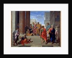 Saint Peter and Saint John waging the lame, 1655 by Nicolas Poussin