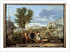 Autumn or the bunch of grapes brought back from the promised land, 1660 by Nicolas Poussin