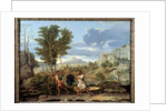 Autumn or the bunch of grapes brought back from the promised land, 1660 by Nicolas Poussin