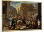 The Plague Of Asdod Says The Philistines Struck By The Plague, 17th century by Nicolas Poussin