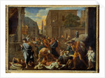 The Plague Of Asdod Says The Philistines Struck By The Plague, 17th century by Nicolas Poussin