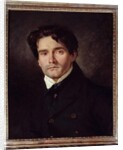 Portrait Of The Painter Louis Riesener, 1835 by Ferdinand Victor Eugene Delacroix