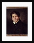 Portrait Of The Painter Louis Riesener, 1835 by Ferdinand Victor Eugene Delacroix