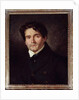 Portrait Of The Painter Louis Riesener, 1835 by Ferdinand Victor Eugene Delacroix