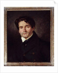 Portrait Of The Painter Louis Riesener, 1835 by Ferdinand Victor Eugene Delacroix