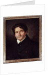 Portrait Of The Painter Louis Riesener, 1835 by Ferdinand Victor Eugene Delacroix
