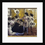 The Party Of The Patron Maison Close During A Party In Honor Of A Proxenete, 1879 by Edgar Degas