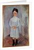 Little girl in blue, 1918 by Amedeo Modigliani