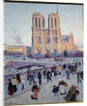 The Quai Saint Michel and Notre Dame, 1901 by Maximilien Luce