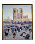 The Quai Saint Michel and Notre Dame, 1901 by Maximilien Luce