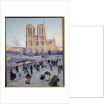 The Quai Saint Michel and Notre Dame, 1901 by Maximilien Luce