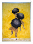 Umbrellas revel 1922 by Leonetto Cappiello