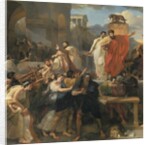 Detail of: Death of Virginia by Guillaume Lethiere