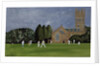 Cricket on Churchill Green by Judy Joel