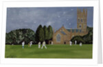 Cricket on Churchill Green by Judy Joel