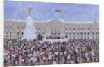 Crowds around the Palace, 1995 by Judy Joel
