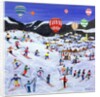 Ballooning over the piste, 1995 by Judy Joel