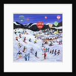 Ballooning over the piste, 1995 by Judy Joel