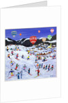 Ballooning over the piste, 1995 by Judy Joel