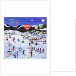 Ballooning over the piste, 1995 by Judy Joel