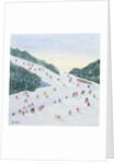 Ski-vening, 1995 by Judy Joel