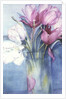 Pink Parrot Tulips and Marlette by Karen Armitage