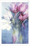 Pink Parrot Tulips and Marlette by Karen Armitage